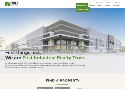 First Industrial website