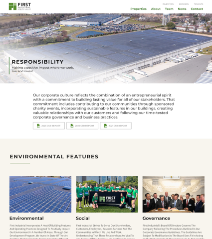 First industrial website